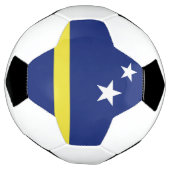 キュラソー国旗 サッカーボール (回転)