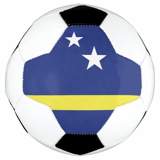キュラソー国旗 サッカーボール (正面)