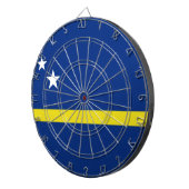キュラソー国旗 ダーツボード (正面右)