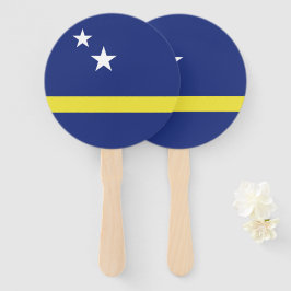 キュラソー国旗 ハンドファン