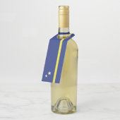 キュラソー国旗 ボトルネックタグ (アングル)