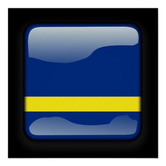 キュラソー国旗 ポスター (正面)