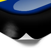 キュラソー国旗 ポスター (コーナー)