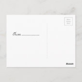 キュラソー国旗 ポストカード (裏面)