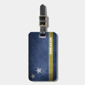 キュラソー国旗 ラゲッジタグ (正面縦)