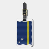 キュラソー国旗 ラゲッジタグ (正面縦)