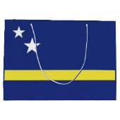 キュラソー国旗 ラージペーパーバッグ (裏面)