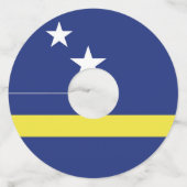 キュラソー国旗 ワイングラスタグ (裏面)