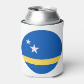 キュラソー国旗 缶クーラー (缶正面)