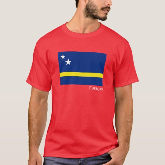 キュラソー国旗 Tシャツ (正面)