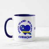 キュラソー島のカスタムベストサッカーママ マグカップ (左)