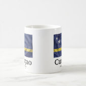 キュラソー島のヴィンテージフラグ | カリブ海の伝統 コーヒーマグカップ (中央)