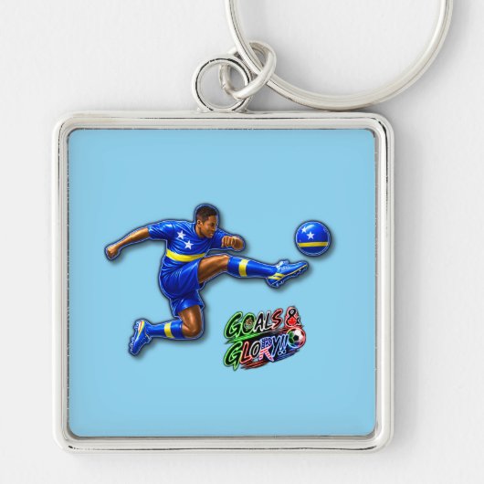 キュラソー島 キーホルダー (正面)