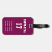 キュラソー島 ラゲッジタグ (裏面横)