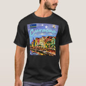 キュラソー旅行ポスター Tシャツ (正面)