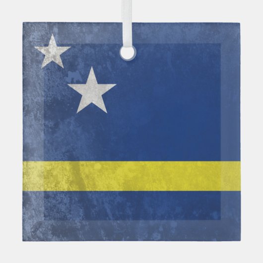 キュラソー ガラスオーナメント (正面)