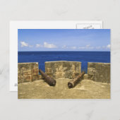 キュラソー。フォートビケンブルグカラカス湾。 ポストカード (正面/裏面)