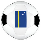 キュラソー 国 休暇 旗 国民的 愛国心 サッカーボール (回転)