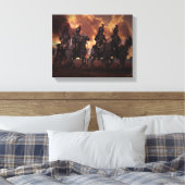 キュラフランスのシエ キャンバスプリント (インサイチュ (寝室))