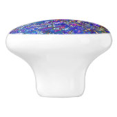 キュラントツ葉リーアートセラミックタイルノブ セラミックノブ (側面)