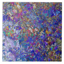 キュラントツ葉リーアートセラミックタイル タイル