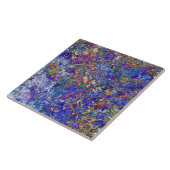 キュラントツ葉リーアートセラミックタイル タイル (側面)