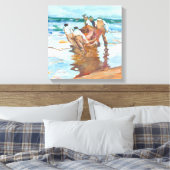 キュラ・ポール・ヘンリーを立ち上げた後 キャンバスプリント (インサイチュ (寝室))