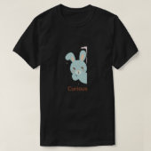 キュリアスバニー パステルキャラクターTシャツ Tシャツ (デザイン正面)