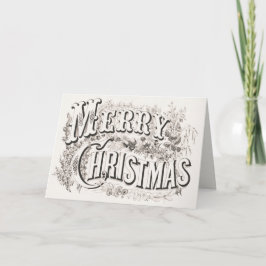 キュリエレガントア&アイブスメリークリスマスリトグラフ シーズンカード