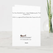 キュリエ&アイブ – グリーティングカード – 自由の女神 (裏面)