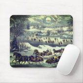 キュリエ&イヴのセントラルパークin冬 マウスパッド (マウス)