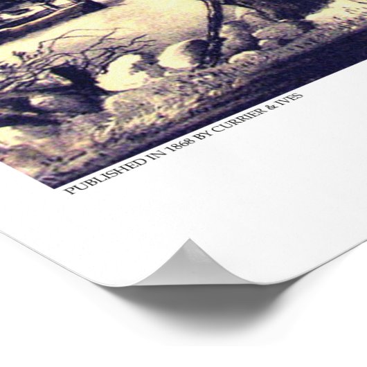 キュリエ&イヴのリトグラフ:アメリカンホームステッドワイン ポスター (角)