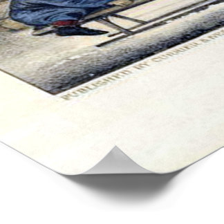 キュリエ&イヴのリトグラフ：学校への乗り物 ポスター