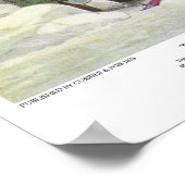 キュリエ&イヴのリトグラフ：巡礼者の上陸 ポスター (角)