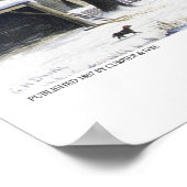 キュリエ&イヴのリトグラフ：感謝祭の本拠地 ポスター (角)