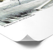 キュリエ&イヴのリトグラフ：道路、冬 ポスター (角)