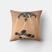 キュリオシティ下降の間のスカイクレーンの火星 クッション (裏面)