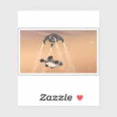 キュリオシティ下降の間のスカイクレーンの火星 シール (シート)