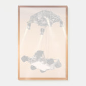 キュリオシティ下降の間のスカイクレーンの火星 ポストイット (正面)