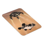 キュリオシティ下降の間のスカイクレーンの火星 マグネット (右側)