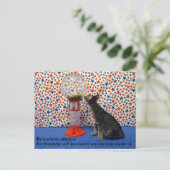 キュリオシティ – 主演コリ・ザ・レスキュー子猫 ポストカード (スタンド正面)