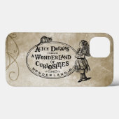 キュリオシティW/チェシャーキャットの不思議の国にいるアリス Case-Mate iPhoneケース (裏面 (横))