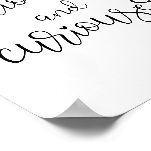 キュリオーザー ポスター (角)