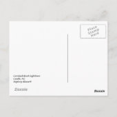 キュリットックビーチライトハウスポストカード ポストカード (裏面)