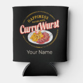 キュリワーストレトロソーセージヴィンテージフリフランスのーズ 缶クーラー (正面)