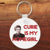 キュリーは私のホームガールだ キーホルダー (正面)