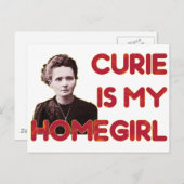 キュリーは私のHomegirlです ポストカード (正面/裏面)