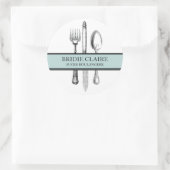 キュリーエレガントラージラウンドスティッカー ラウンドシール (バッグ)