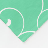 キュルモダンスお洒落アクア フリースブランケット (角)