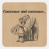 キュルーザーとキュルーザーのアリスと鍵 スクエアシール (正面)